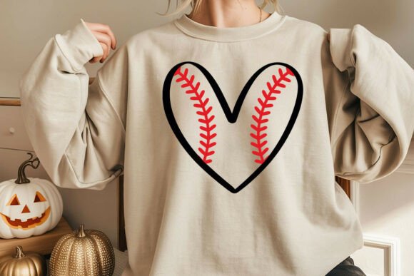 Baseball Heart Svg, Baseball Red Stitch