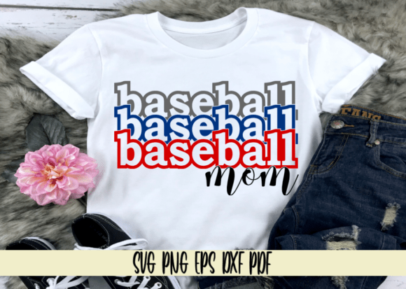 Baseball Mom Echo Tee Shirt