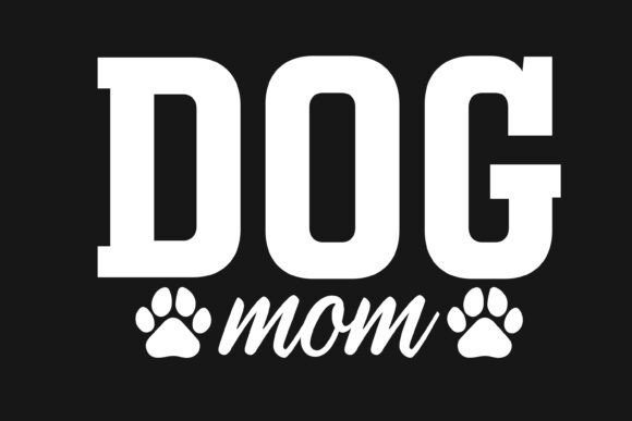 Bold Minimalist Dog Mom Design Review for Embroidery