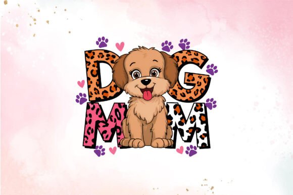 DOG MOM SUBLIMATION PNG