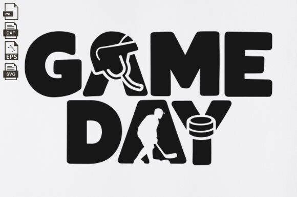 Game Day Hockey Vibes, Hockey Mom, Dad Design Review