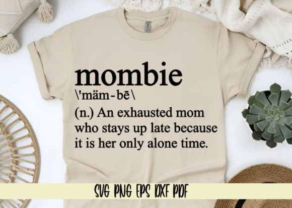 Mombie Noun: An Exhausted Mom Embroidery Review